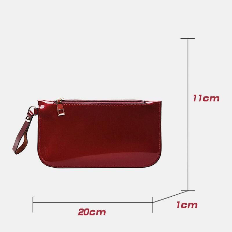 Kvinner 3 Stk Pu-Skinn Flerdelt Skinn Ensfarget Damevesker Håndveske Clutchveske Crossbody-Veske