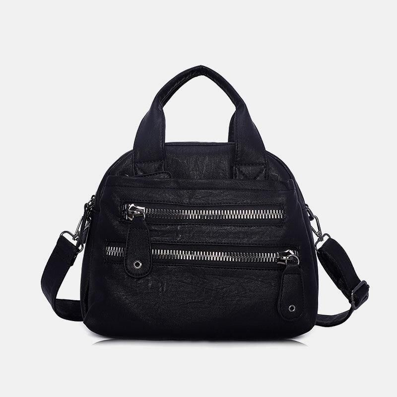 Kvinner Håndvesker Med Flere Lommer Vanntett Crossbody Skinnveske