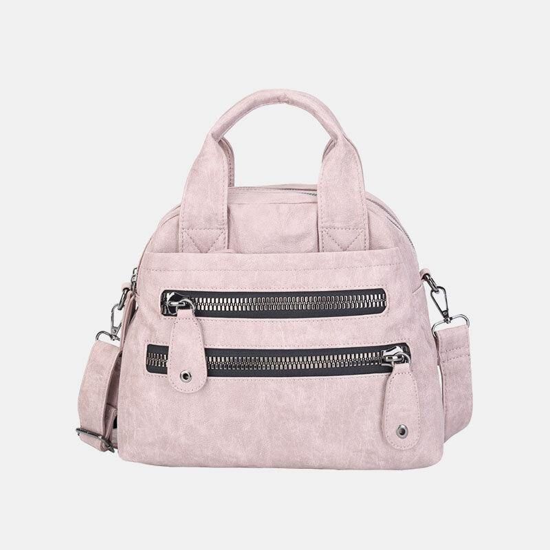 Kvinner Håndvesker Med Flere Lommer Vanntett Crossbody Skinnveske