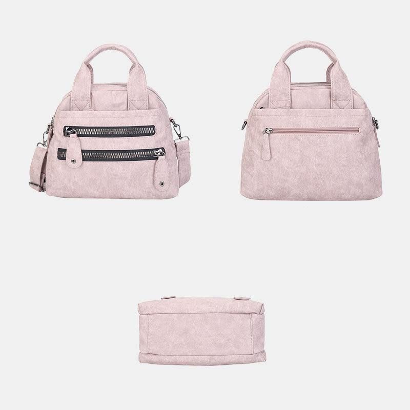 Kvinner Håndvesker Med Flere Lommer Vanntett Crossbody Skinnveske