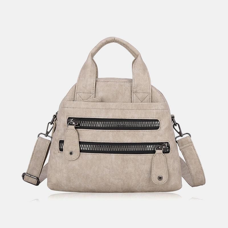 Kvinner Håndvesker Med Flere Lommer Vanntett Crossbody Skinnveske