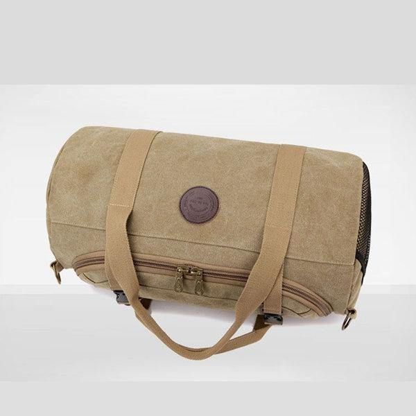 Menn Travel Duffle Bag Business Holdall Bag Outdoor Canvas Travel Bag