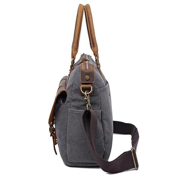 Menn Utendørs Reisehåndveske Vintage Crossbody Skulderveske Canvas Designer Bag