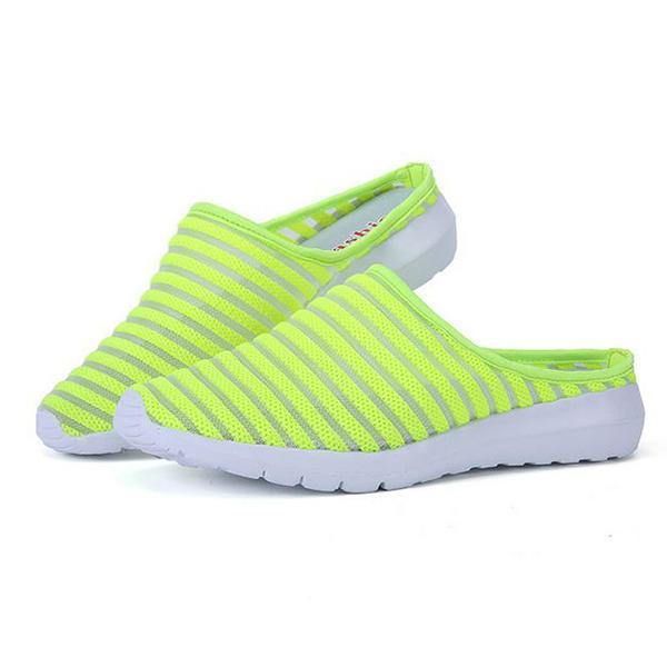 Kvinner Mesh Pustende Casual Hollow Out Sommer Slippersandaler