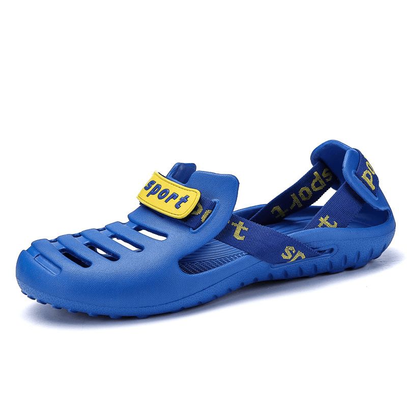 Menn Pustende Non Slip Hollow Out Vanntett Lukket Tå Casual Beach Slippers