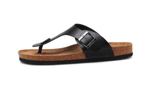 Menn Pustende Sklisikker Korkbunn Beach Flip Flops Casual Tøfler