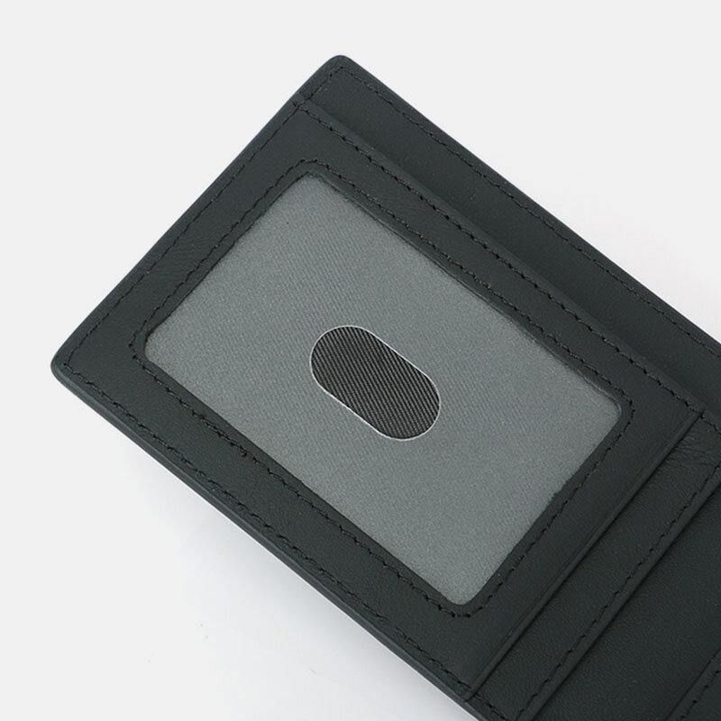 Menn Multifunction Business Rfid Carbon Fiber Us Dollar Clip Card Trade Short Multi-Card Slots Lommebok