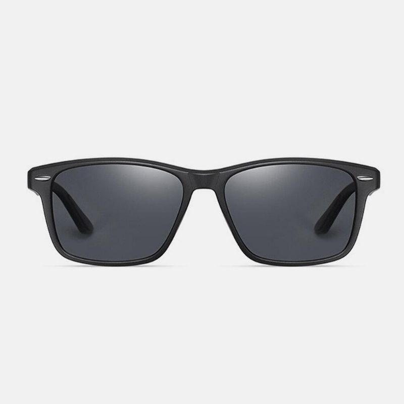 Menn Super Light Full Frame Bred Frame Outdoor Vintage Driving Uv Protection Polarized Solbriller