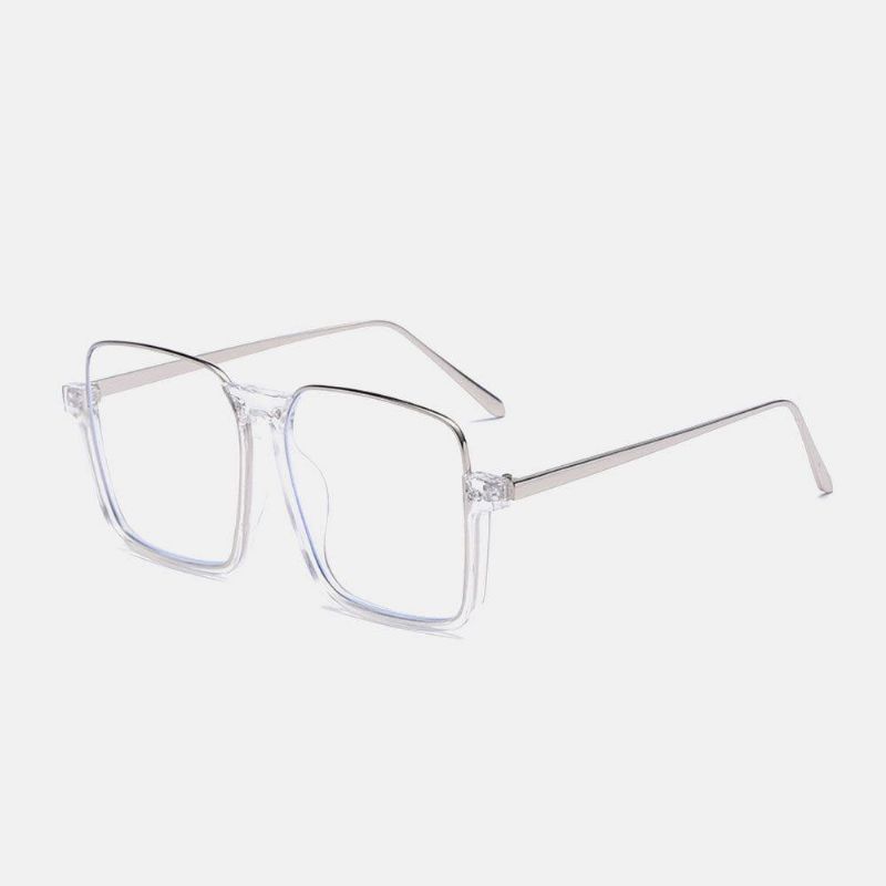 Unisex Square Frame Half Frame Anti-Blue Light Anti-Uv Solbriller