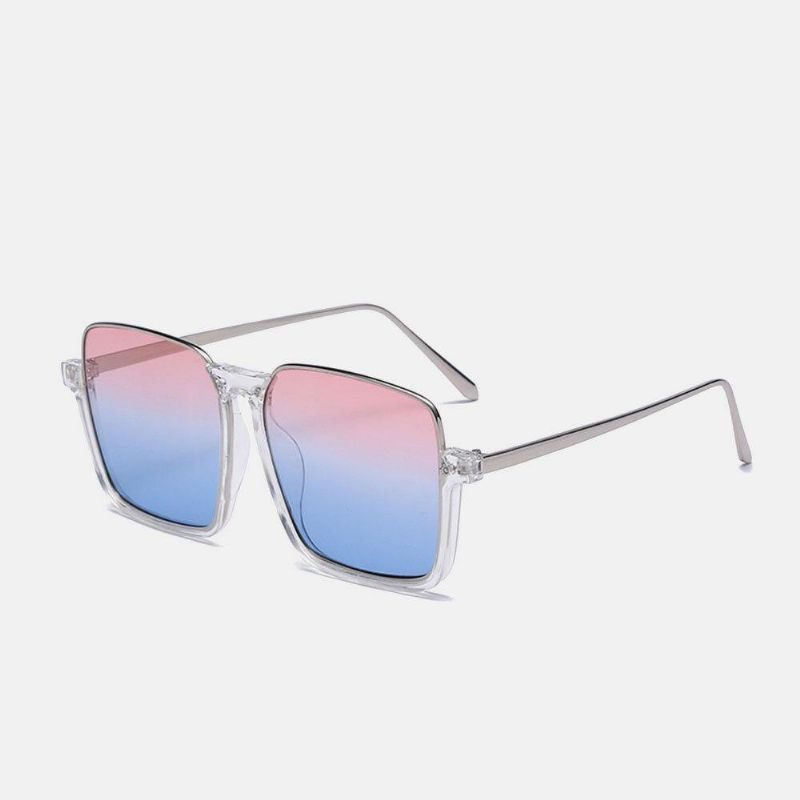 Unisex Square Frame Half Frame Anti-Blue Light Anti-Uv Solbriller