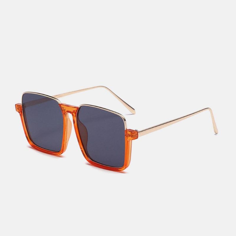 Unisex Square Frame Half Frame Anti-Blue Light Anti-Uv Solbriller