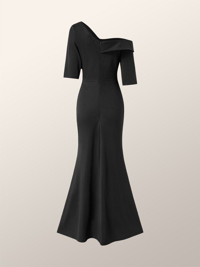 Normal Fit Elegant Evening Maxi Dress