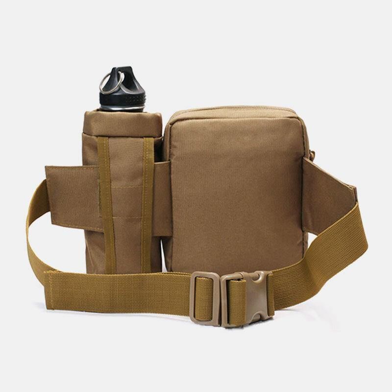 Menn Nylon Kamuflager Multifunksjon Utendørs Vannflaske Midjeveske Tactical Bag