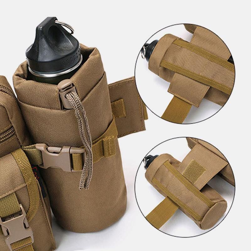 Menn Nylon Kamuflager Multifunksjon Utendørs Vannflaske Midjeveske Tactical Bag