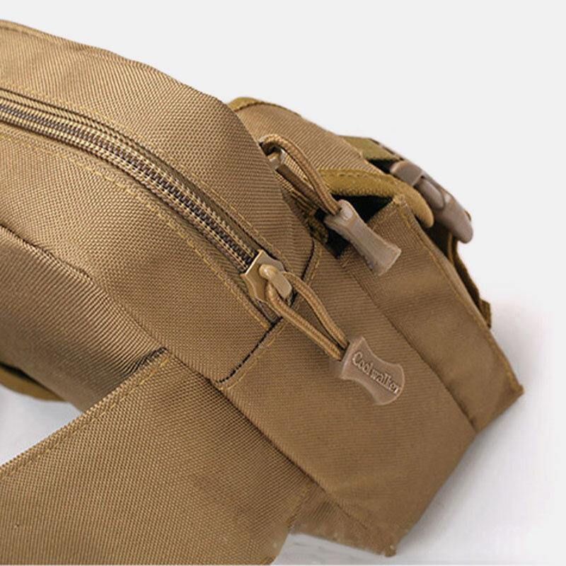 Menn Nylon Kamuflager Multifunksjon Utendørs Vannflaske Midjeveske Tactical Bag