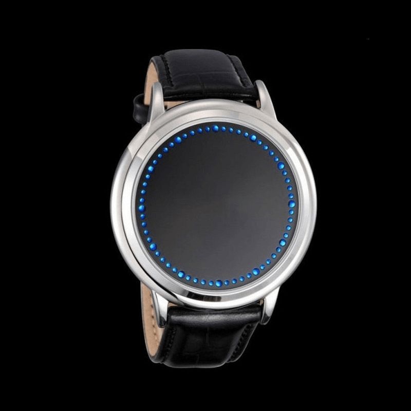 Alloy Fashion Sport Led Touch Screen Klokke Belte Par Klokke For Menn Kvinner