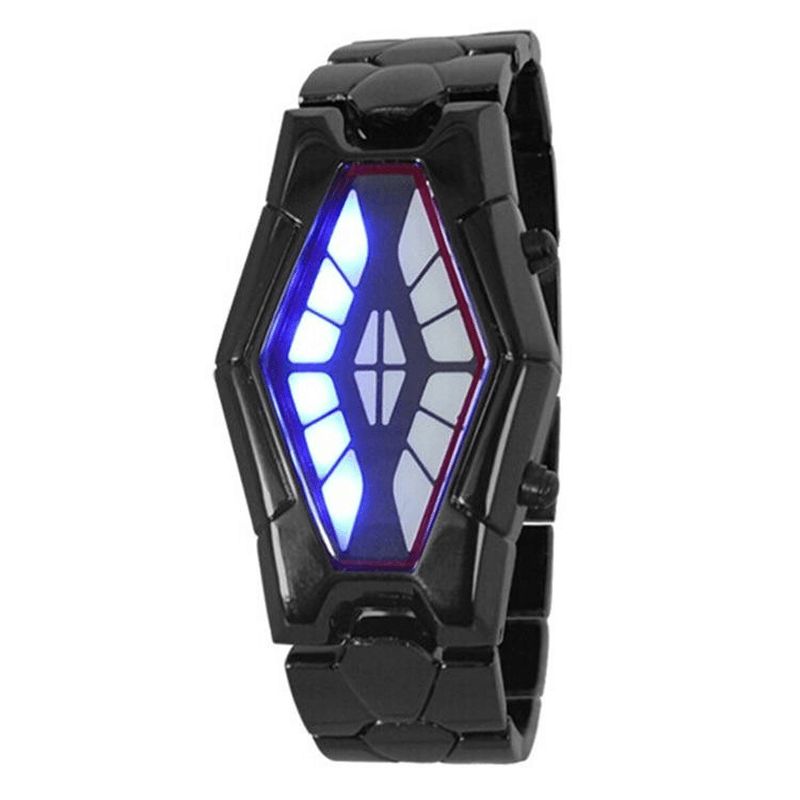 Deffrun Cobra Led Display Watch Full Steel Luminous Herre Digital Watch