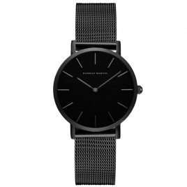 Hannah Martin Ch36 Mote Uformell Enkel Big Dial Steel Mesh Stropp Vanntett Kvarts Kvarts Klokke