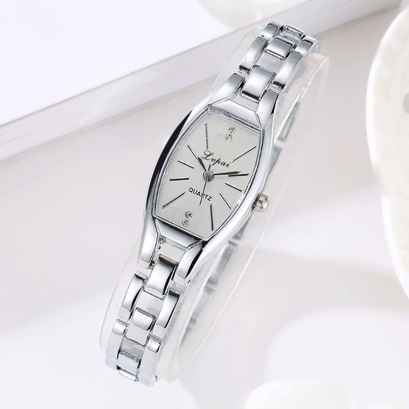 Lvpai Lp104 Unik Stil Elegant Dame Armbånd Watch Steel Band Kvartsklokke