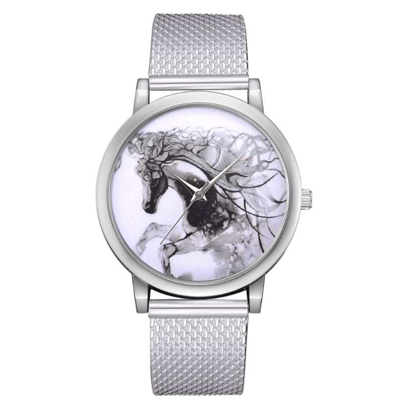 Lvpai P598 Kina Stil Horse Dial Face Kvinner Armbåndsur Casual Style Quartz Klokker