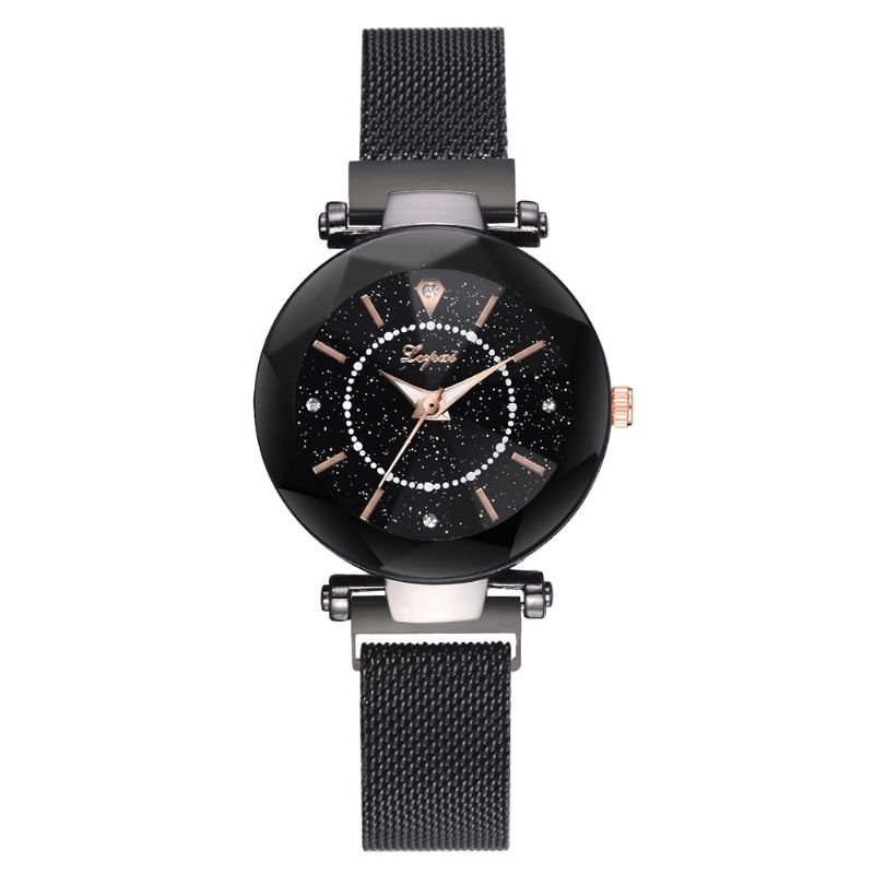 Lvpai P833 Star Dial Shining Unik Design Dame Armbåndsur Full Steel Kvartsklokkees