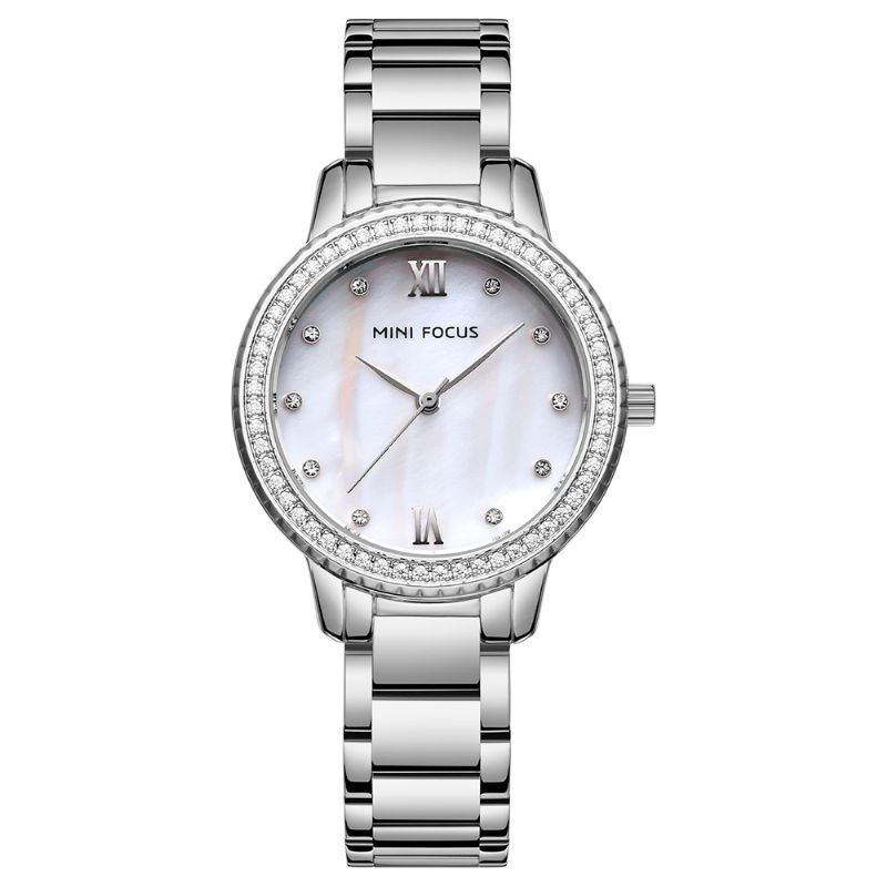 Mini Focus Mf0226L Luksusmerke Motestil Dame Armbåndsur Diamond Kvartsklokke For Kvinner