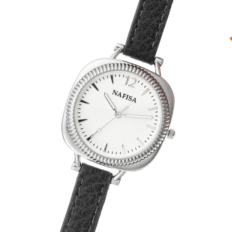 Nafisa Elegant Kvarts Klokke Mote Stropp Gave Klokke Uformell Dame Kjole Armbånd Klokke