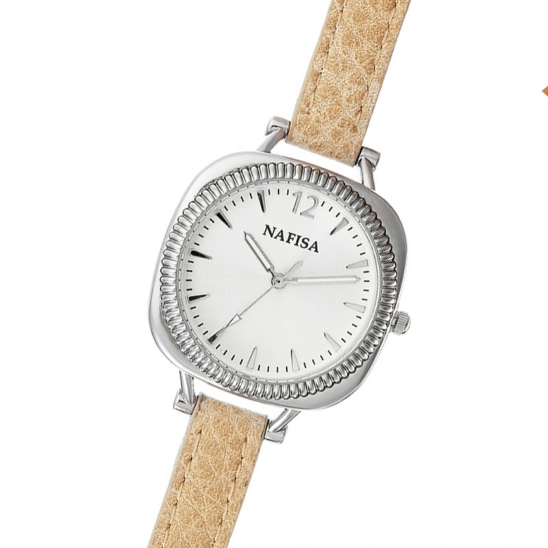 Nafisa Elegant Kvarts Klokke Mote Stropp Gave Klokke Uformell Dame Kjole Armbånd Klokke