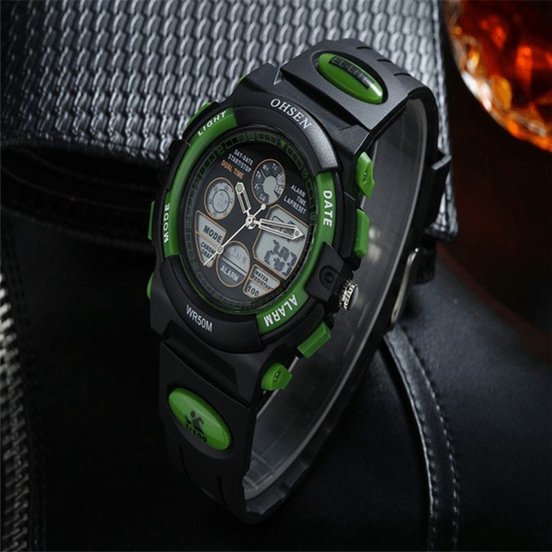 Ohsen Ad1501 Herre Dame Led Fashion Casual Sport Watch