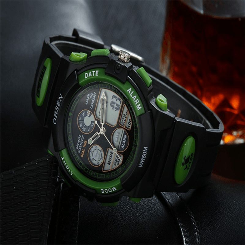 Ohsen Ad1501 Herre Dame Led Fashion Casual Sport Watch