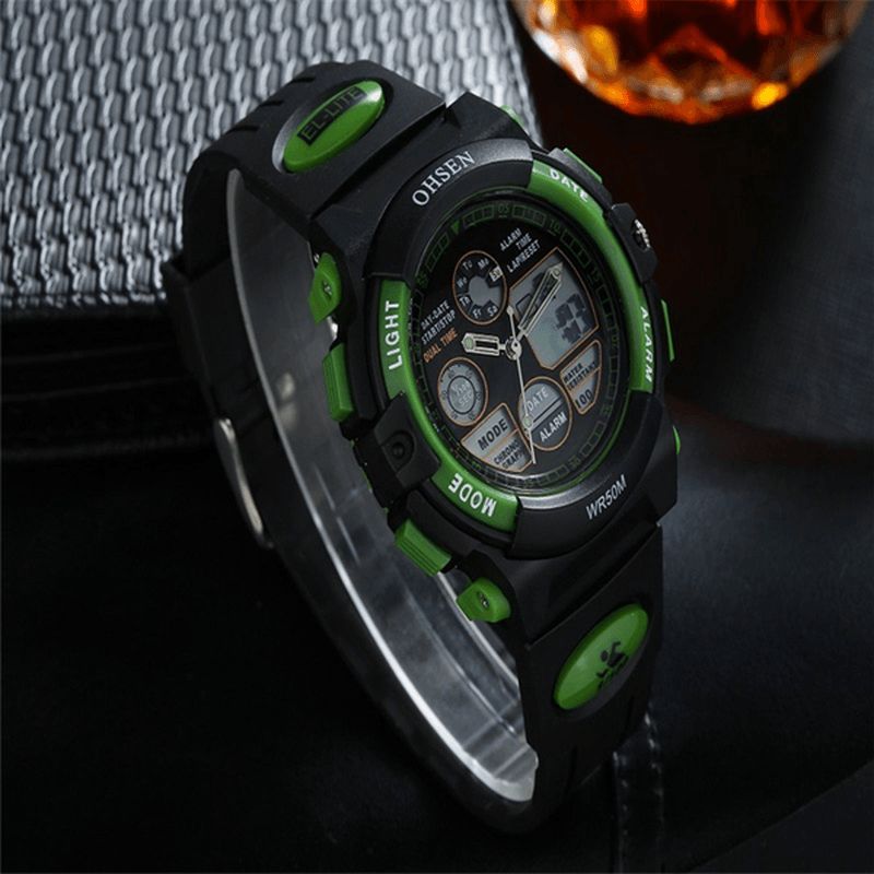 Ohsen Ad1501 Herre Dame Led Fashion Casual Sport Watch