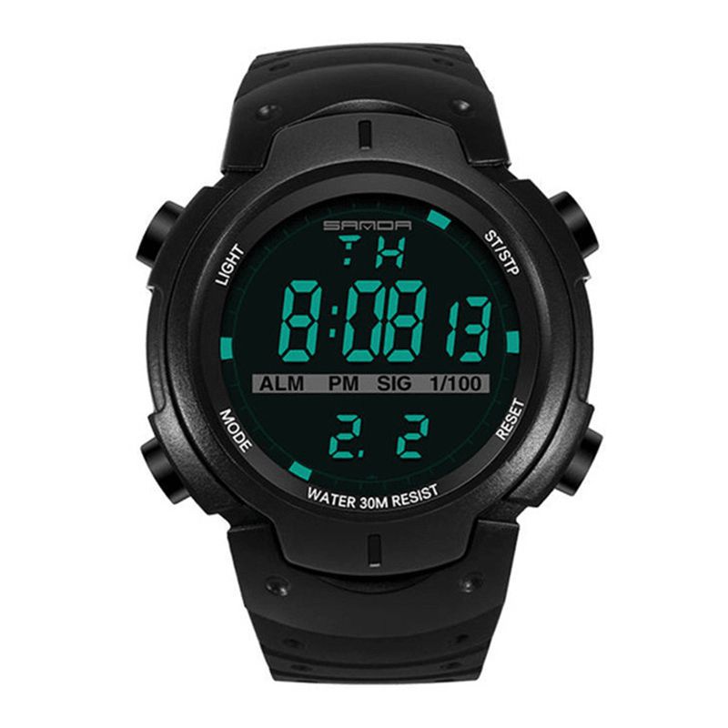 Sanda 269 Digital Watch Luminous Motion Timing Stoppeklokke Kalender Alarmklokke Outdoor Sports Watch