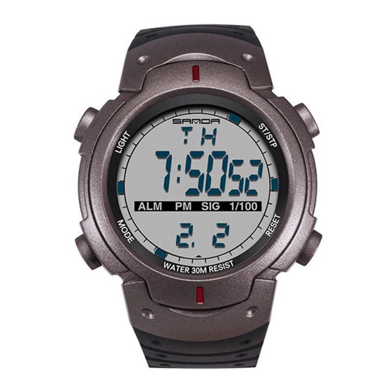 Sanda 269 Digital Watch Luminous Motion Timing Stoppeklokke Kalender Alarmklokke Outdoor Sports Watch