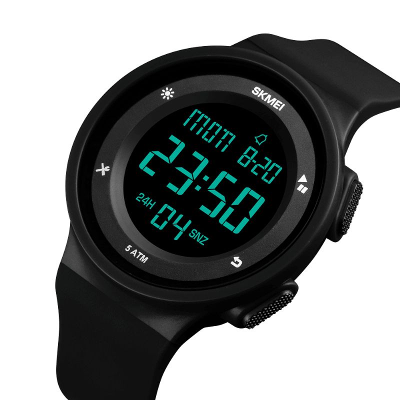 Skmei 1445 Mote Silikon Vanntett Led Outdoor Sport Digital Watch