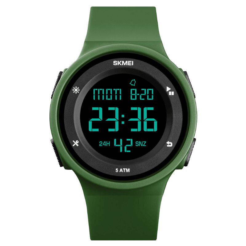 Skmei 1445 Mote Silikon Vanntett Led Outdoor Sport Digital Watch