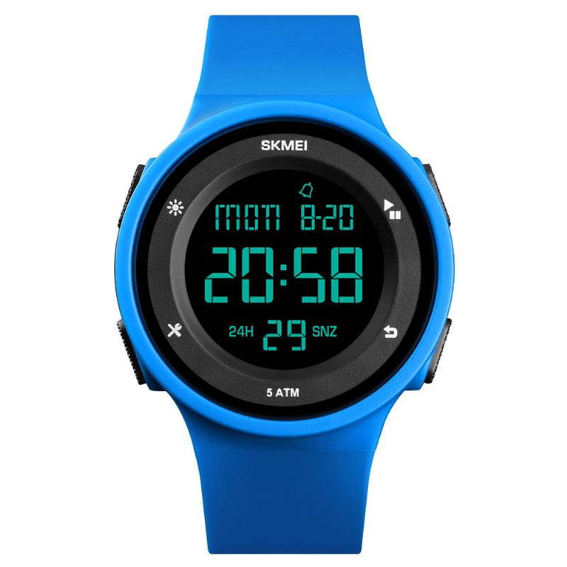 Skmei 1445 Mote Silikon Vanntett Led Outdoor Sport Digital Watch