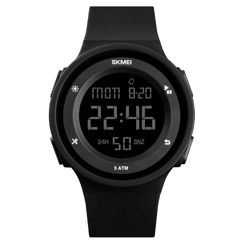 Skmei 1445 Mote Silikon Vanntett Led Outdoor Sport Digital Watch