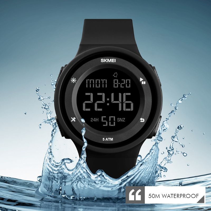 Skmei 1445 Mote Silikon Vanntett Led Outdoor Sport Digital Watch