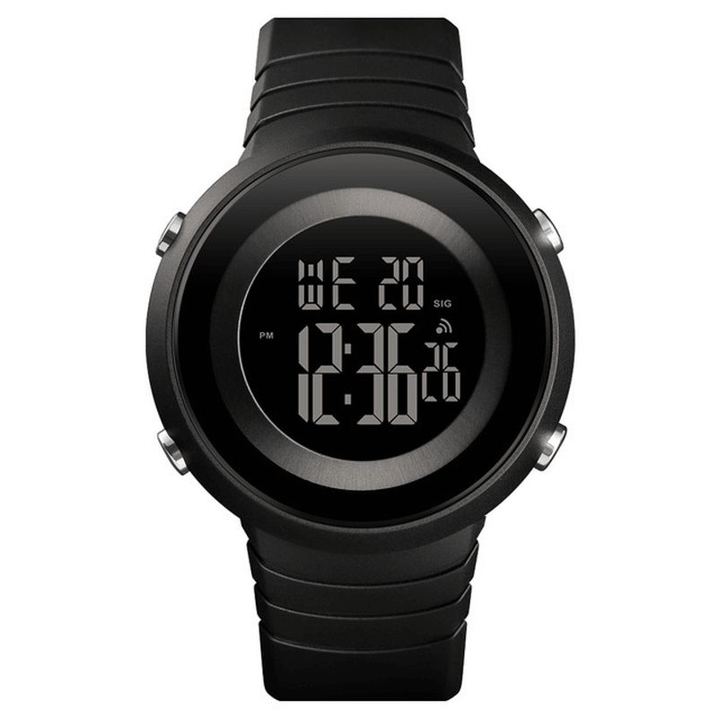 Skmei 1507 5Atm Vanntett Stoppeklokke Alarm Digital Watch Outdoor Sports Herreklokke