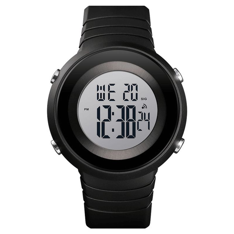 Skmei 1507 5Atm Vanntett Stoppeklokke Alarm Digital Watch Outdoor Sports Herreklokke