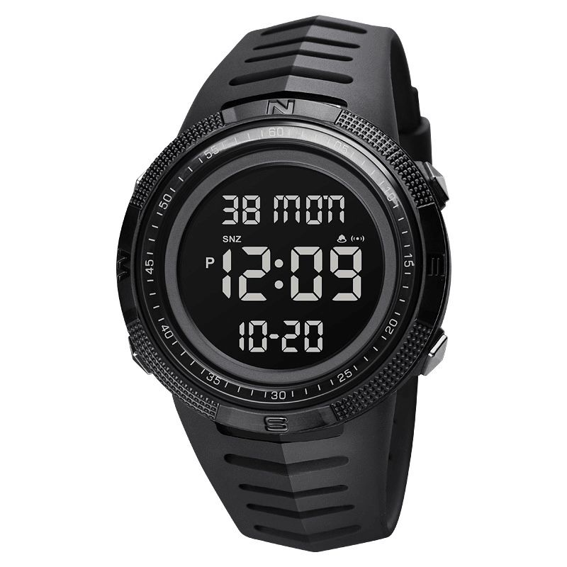 Skmei 1632 Sport Klokke Dato Uke Visning Kronograf Stoppeklokke Vanntett Led Natt Digital Watch