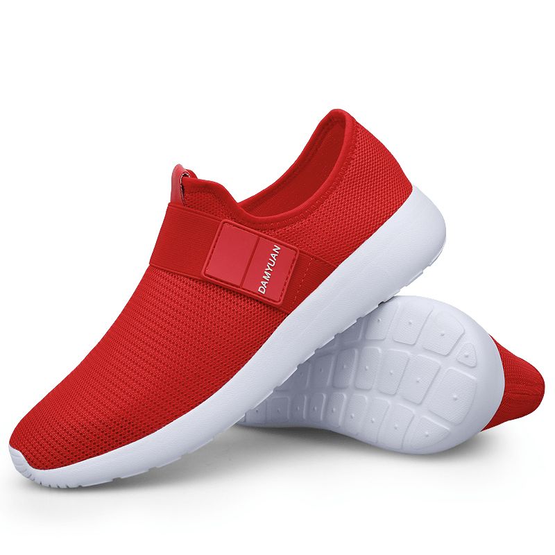 Menn Casual Mesh Sneakers Pustende Lette Sneakers