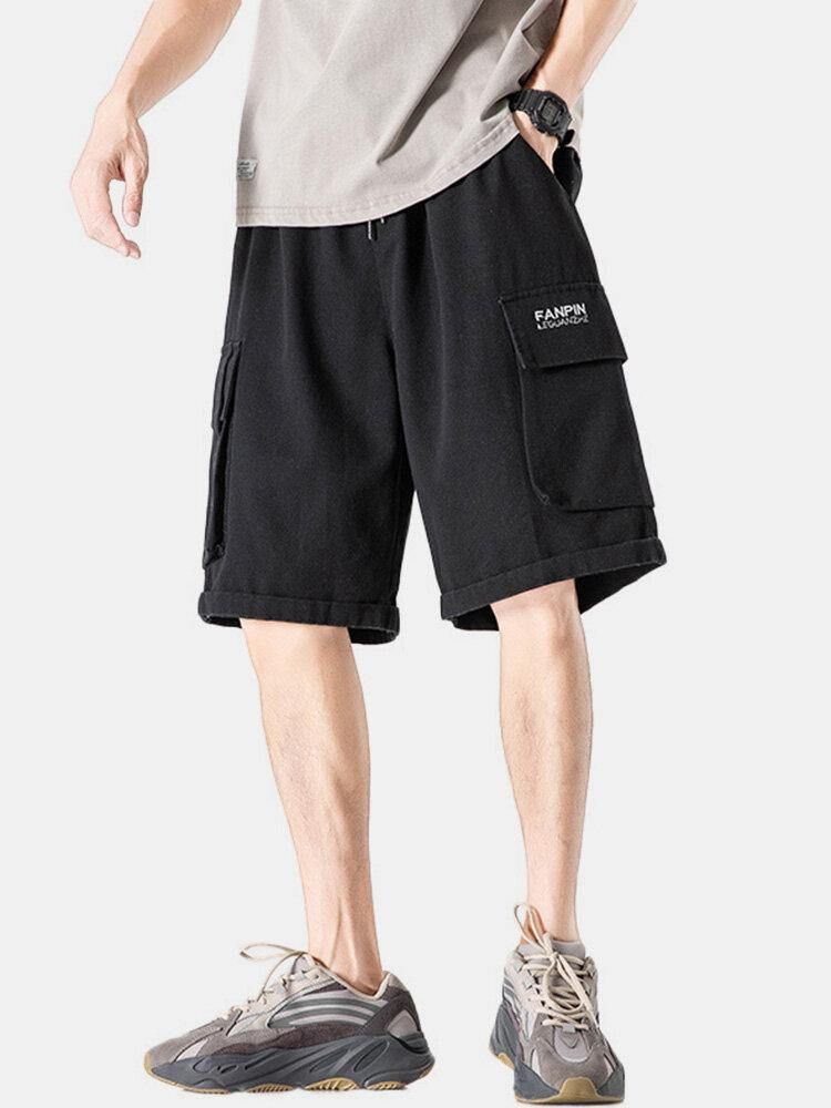 Cargo-Shorts Med Snøring For Menn