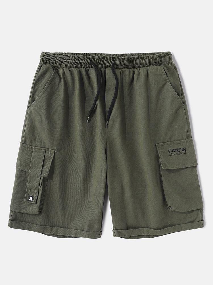 Cargo-Shorts Med Snøring For Menn