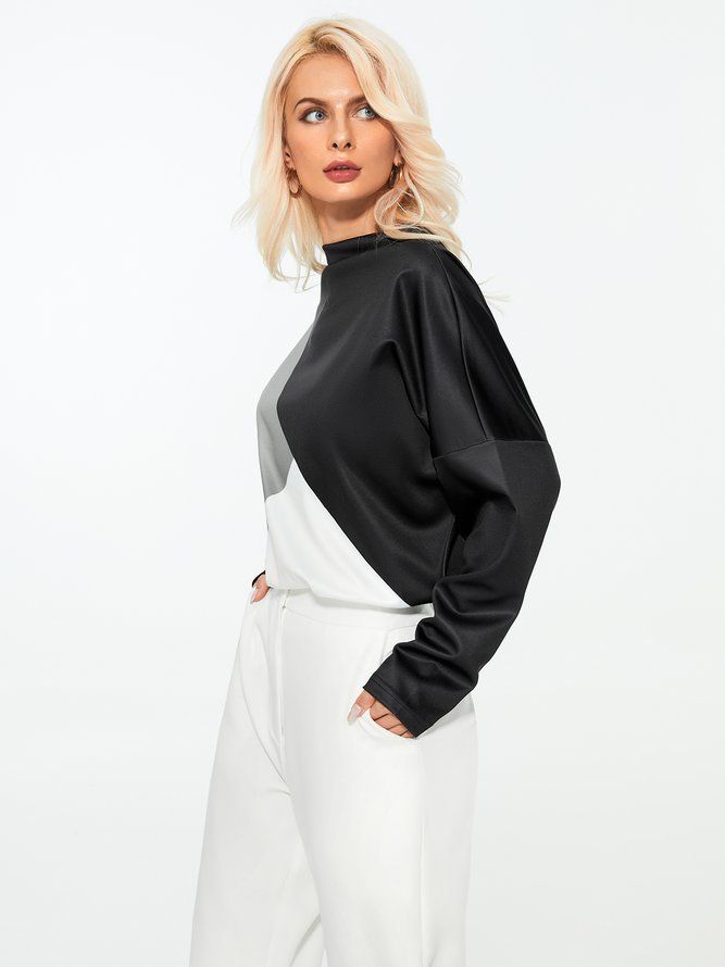 Langermet Løs Urban Bluse