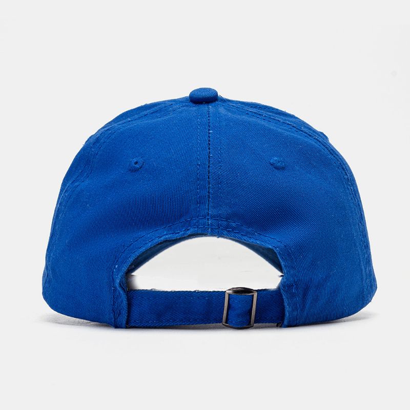 Unisex Bomull Frynsete Kant Ødelagte Hull Tall Bokstaver Broderi Mote All-Match Baseballcaps