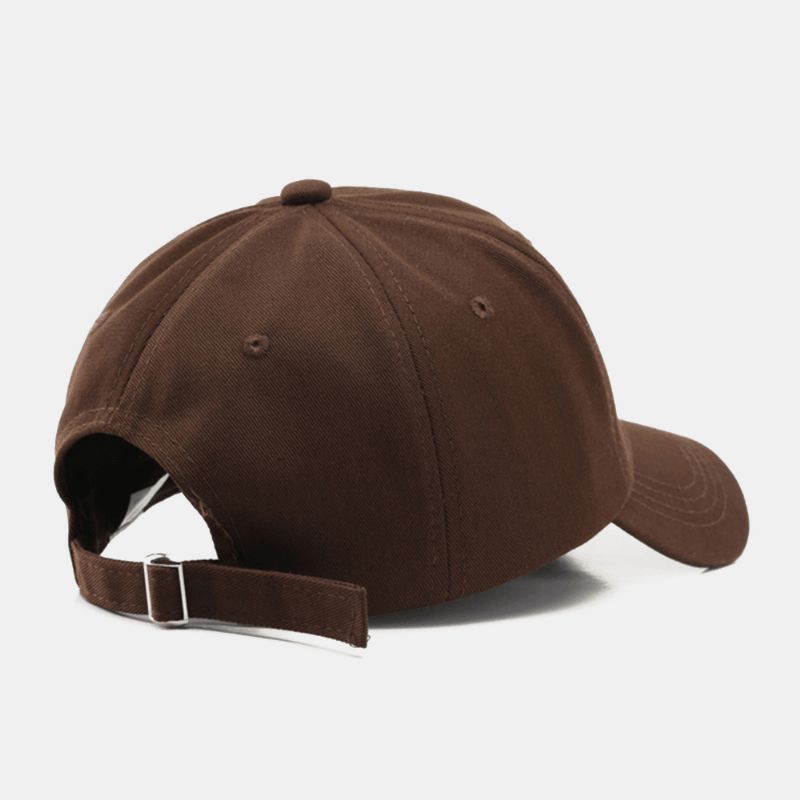 Unisex Tredimensjonale Brevbroderi Baseballcaps Buet Kant Utendørs Sport Solskjermhatt Solhatt